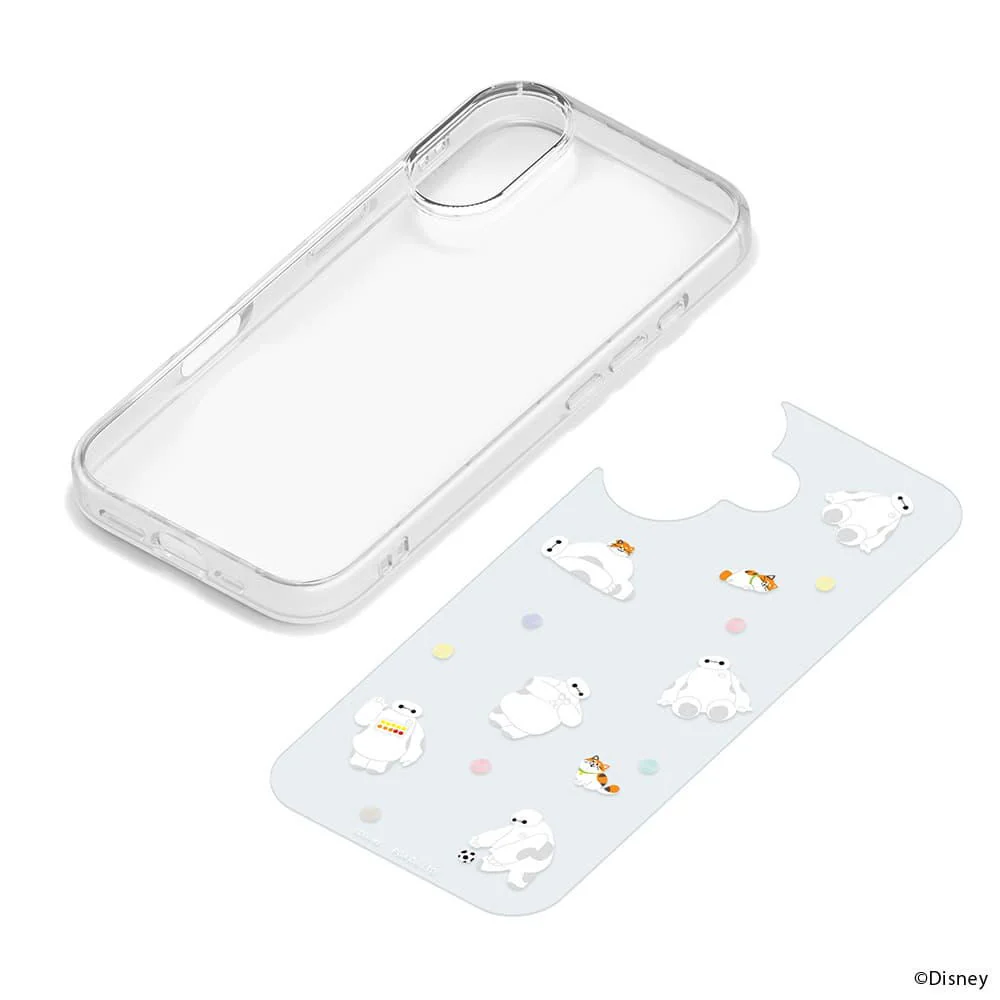 PGA iPhone 17用 ガラススリムケース ベイマックス PG-D25AGT02BAY 30g