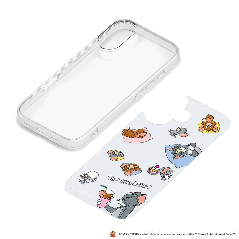 PGA iPhone 17用 ガラススリムケース トムとジェリー PG-W25AGT01TAJ 30g