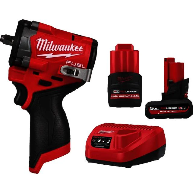 M12FUEL3/8インチ542Nmインパクトレンチ5.0AH&2.5AH 【直送品】 返品・キャンセル・他商品と同時購入は不可