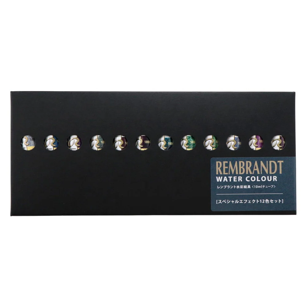 レンブラント水彩絵具10ml スペシャルエフェクト12色紙箱セット 【直送品】 返品・キャンセル・他商品と同時購入は不可 - Image 2