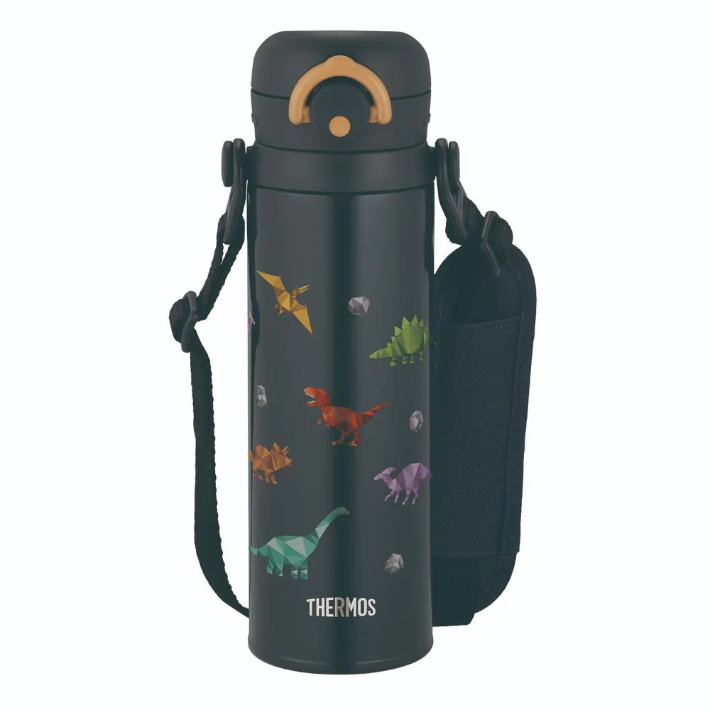 サーモス 真空断熱キッズケータイマグ 500ml JPF-500 BK 【直送品】 返品・キャンセル・他商品と同時購入は不可