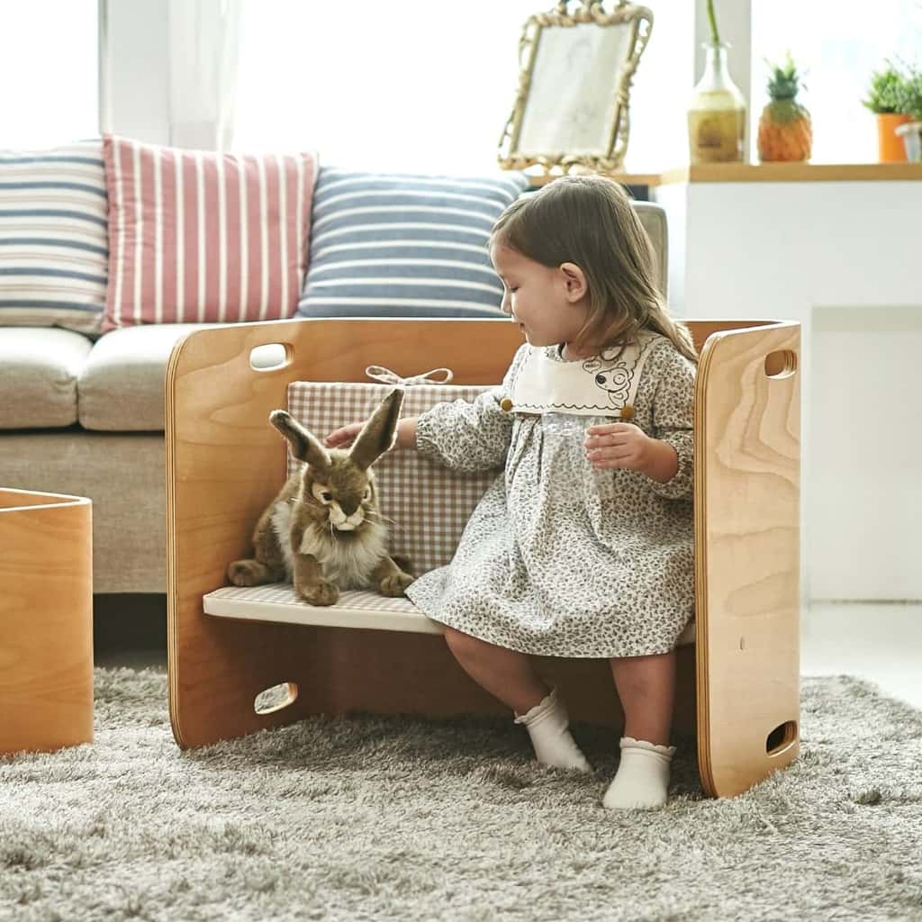 ホップル コロコロチェア&デスク3点セット アイボリー 【直送品】返品・キャンセル・他商品と同時購入 - Image 4
