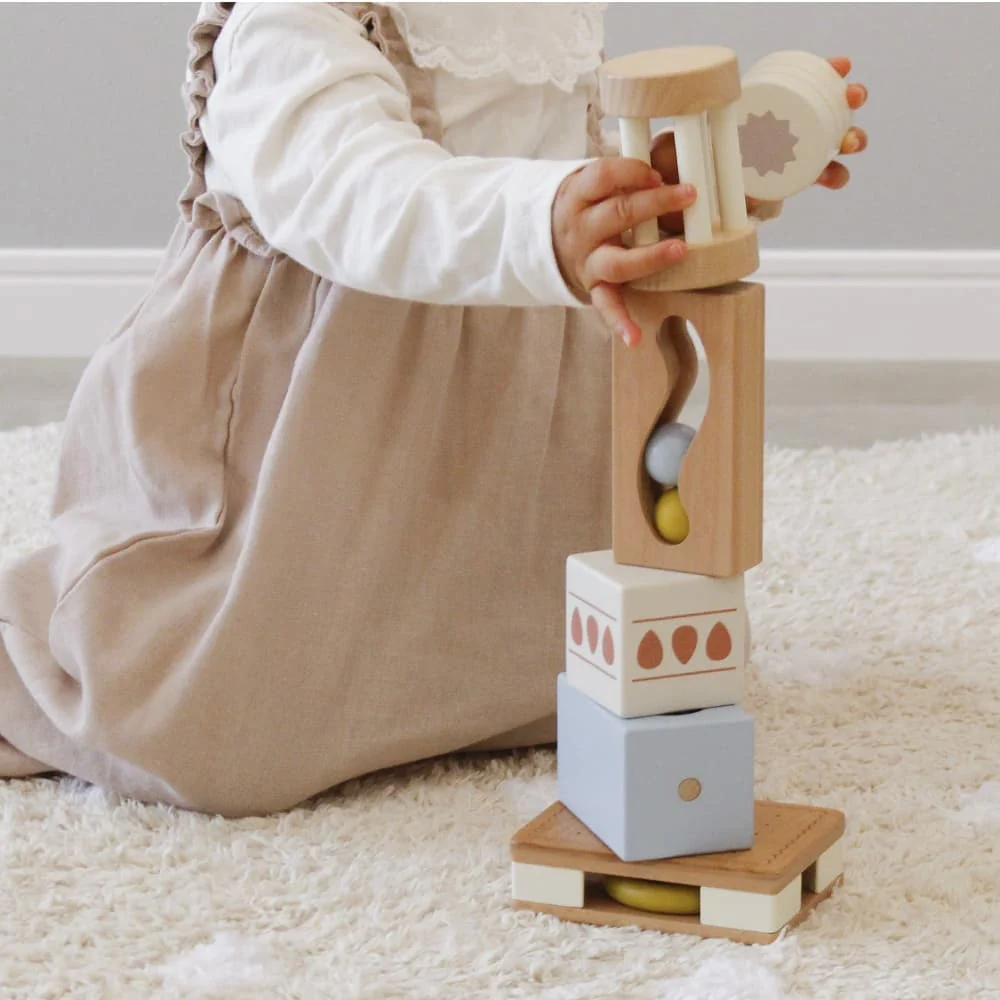 ホップル 木のおもちゃ スタッキングボックストイ いちご 【直送品】返品・キャンセル・他商品と同時購入不可 - Image 7