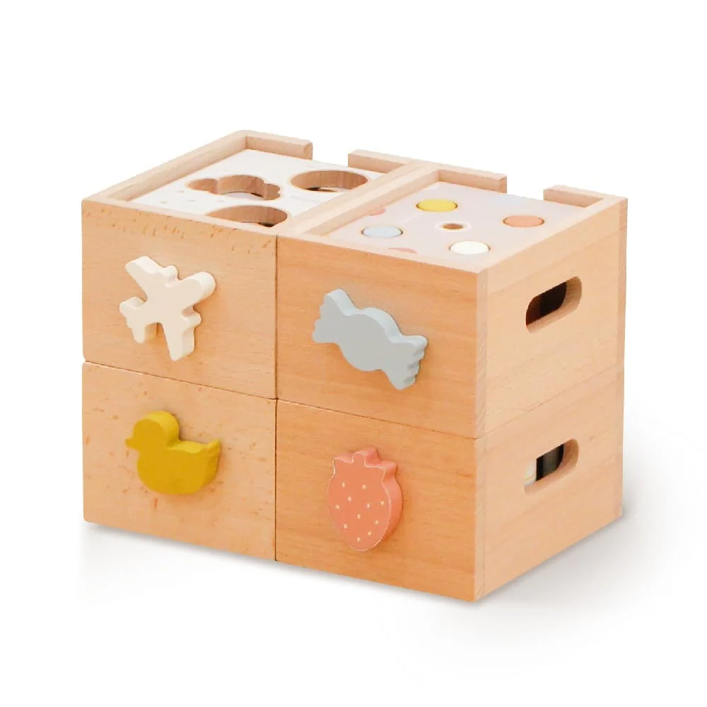 ホップル 木のおもちゃ スタッキングボックストイ いちご 【直送品】返品・キャンセル・他商品と同時購入不可 - Image 8