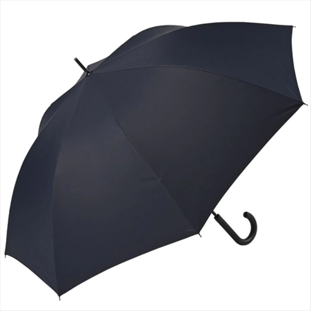 晴雨兼用 長傘 65cm ピーチドロップ 耐風 51832NV 【直送品】 返品・キャンセル・他商品と同時購入は不可