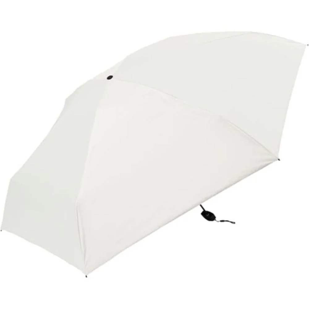 晴雨兼用 折傘 55cm ピーチドロップ 遮光フラット52002OF  【直送品】 返品・キャンセル・他商品と同時購入は不可