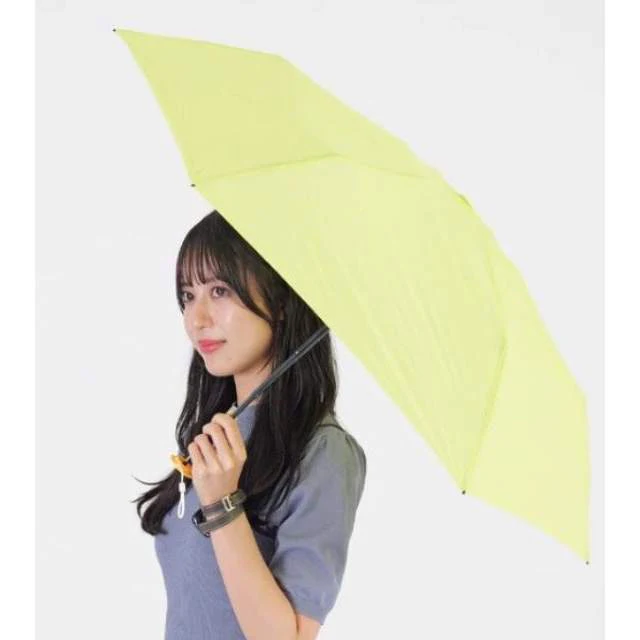 晴雨兼用日傘 UVカット 折りたたみ傘 ポケラ 軽量6段 50cm LG 【直送品】 返品・キャンセル・他商品と同時購入は不可 - Image 3