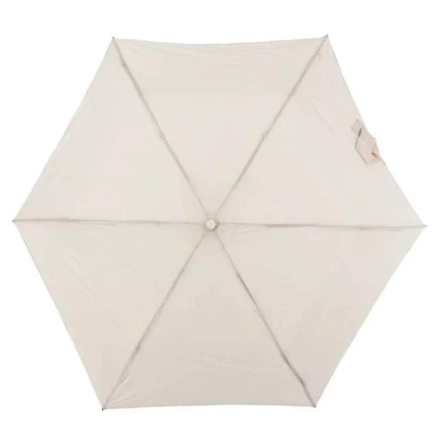 晴雨兼用日傘 UVカット 折りたたみ傘 ポケラ 軽量6段 50cm BG 【直送品】 返品・キャンセル・他商品と同時購入は不可 - Image 2