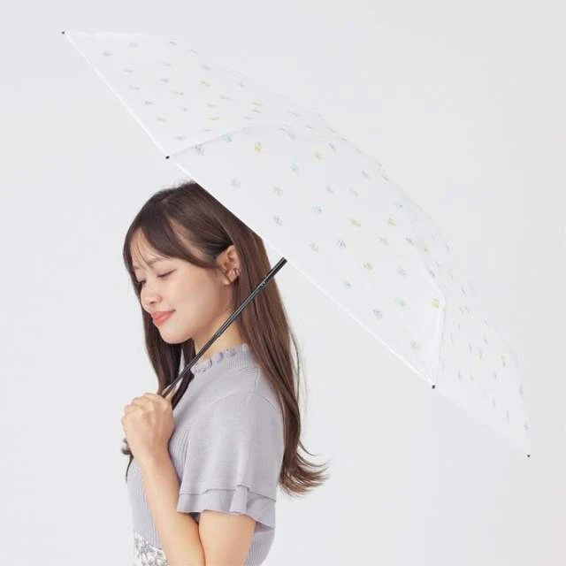 晴雨兼用日傘 折りたたみ傘 ポケラ funny 軽量5段 50cm OW 【直送品】 返品・キャンセル・他商品と同時購入は不可 - Image 6
