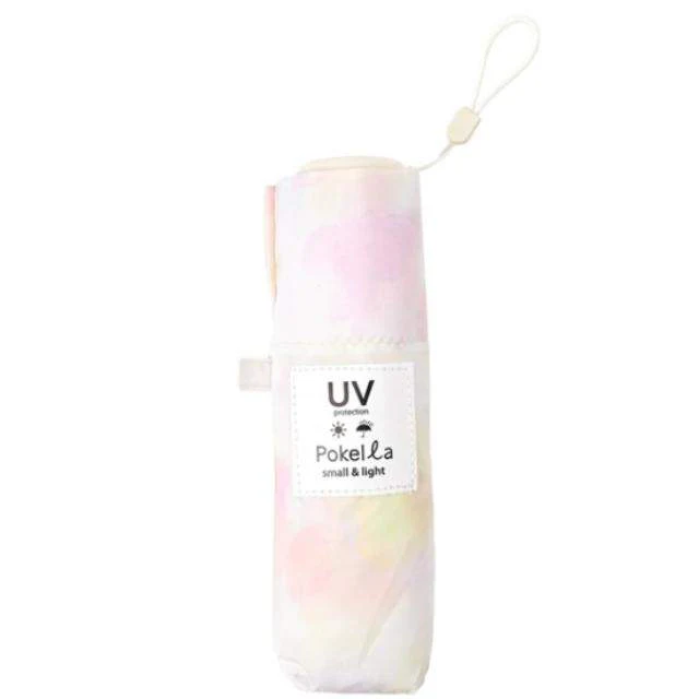 晴雨兼用日傘 折りたたみ傘 ポケラ spring 軽量5段50cm PK 【直送品】 返品・キャンセル・他商品と同時購入は不可 - Image 3