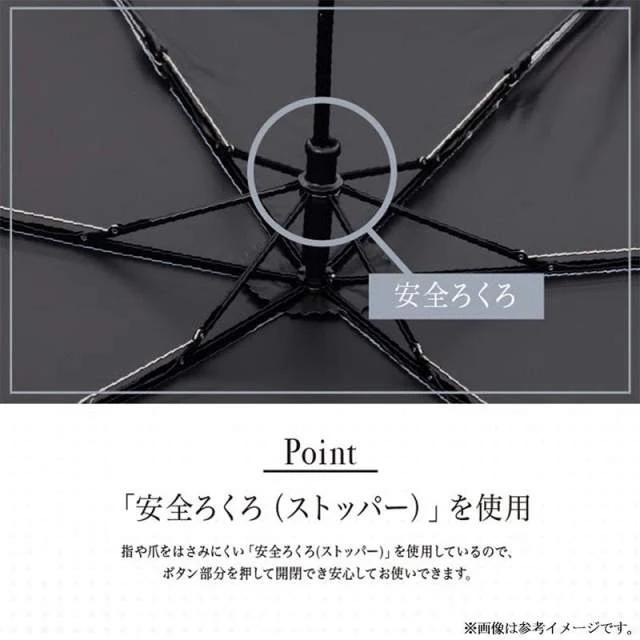 晴雨兼用日傘 折りたたみ傘 ポケラ ネコ 軽量5段 50cm GY 【直送品】 返品・キャンセル・他商品と同時購入は不可 - Image 6