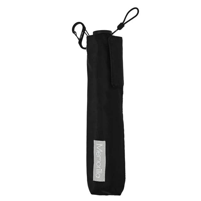 形状記憶 BIGサイズ 晴雨兼用日傘 折畳傘 メモリラ 軽量60cm BK 【直送品】 返品・キャンセル・他商品と同時購入は不可 - Image 3