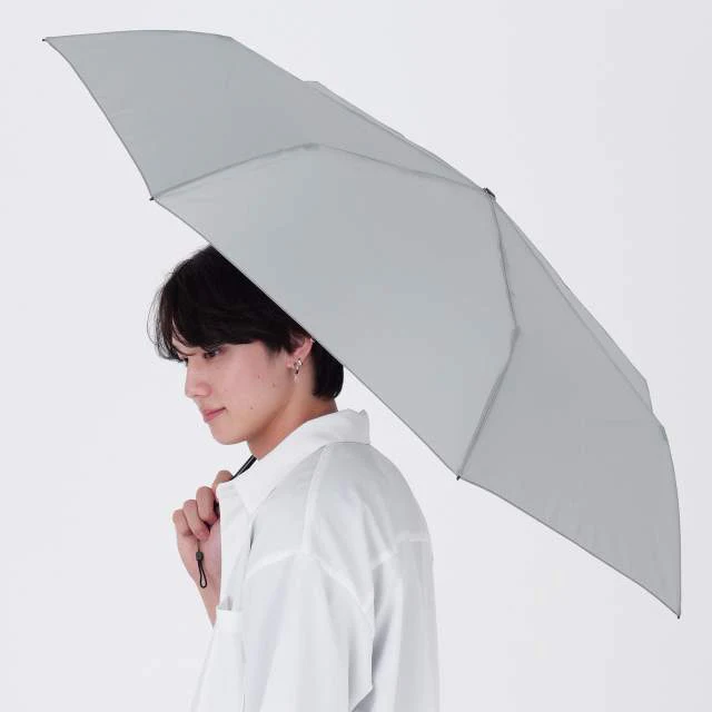 形状記憶 BIGサイズ 晴雨兼用日傘 折畳傘 メモリラ 軽量60cm KH 【直送品】 返品・キャンセル・他商品と同時購入は不可 - Image 4