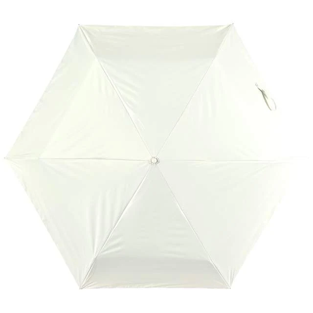 遮光率100% 晴雨兼用日傘 折畳傘 ソラニ 軽量50cm オフWHT 【直送品】 返品・キャンセル・他商品と同時購入は不可 - Image 2