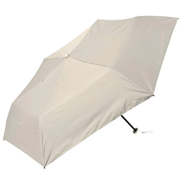 遮光率100% 晴雨兼用日傘 折畳傘 ソラニ 軽量50cm BG 【直送品】 返品・キャンセル・他商品と同時購入は不可