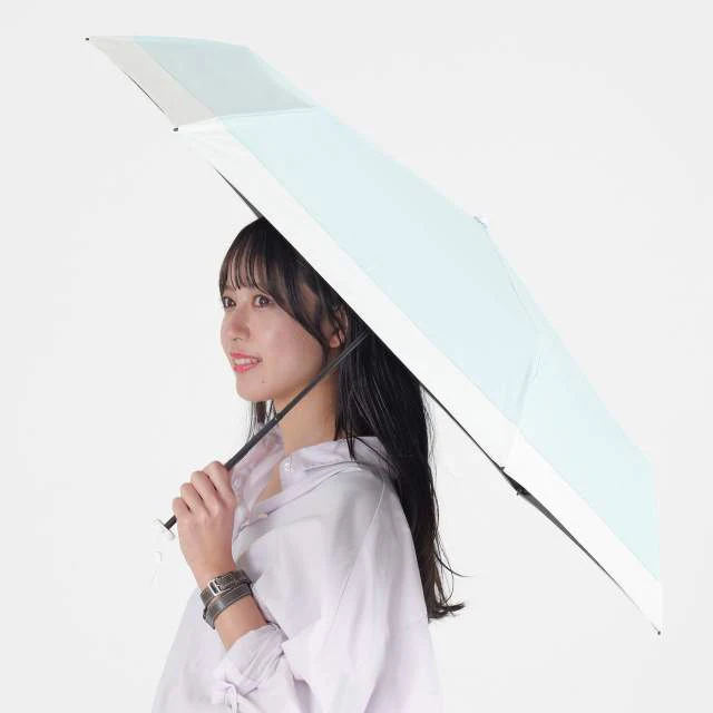 一級遮光 晴雨兼用日傘 折畳傘 ソラニバイカラー 軽量50cm MG 【直送品】 返品・キャンセル・他商品と同時購入は不可 - Image 7