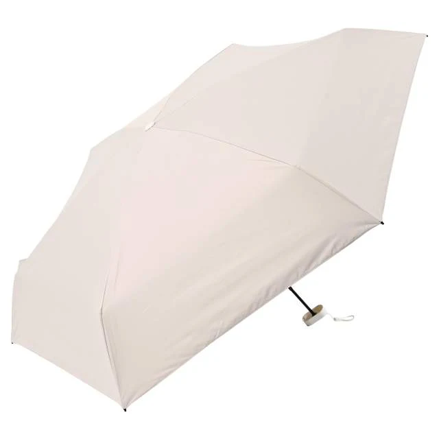 一級遮光 晴雨兼用日傘 折畳傘 ソラニミニマム 軽量50cm BG 【直送品】 返品・キャンセル・他商品と同時購入は不可