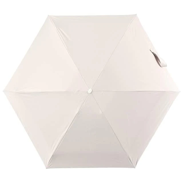 一級遮光 晴雨兼用日傘 折畳傘 ソラニミニマム 軽量50cm BG 【直送品】 返品・キャンセル・他商品と同時購入は不可 - Image 2