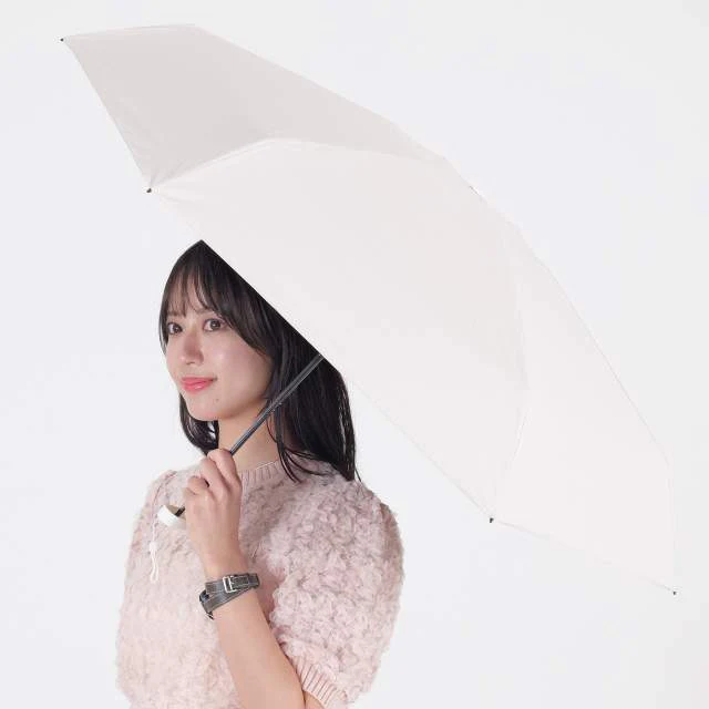 一級遮光 晴雨兼用日傘 折畳傘 ソラニミニマム 軽量50cm BG 【直送品】 返品・キャンセル・他商品と同時購入は不可 - Image 4