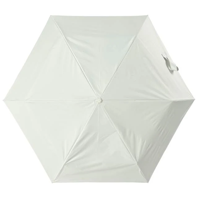 自動開閉 晴雨兼用日傘 折たたみ傘 ソラニ ミニ50cm オフWHT 【直送品】 返品・キャンセル・他商品と同時購入は不可 - Image 2