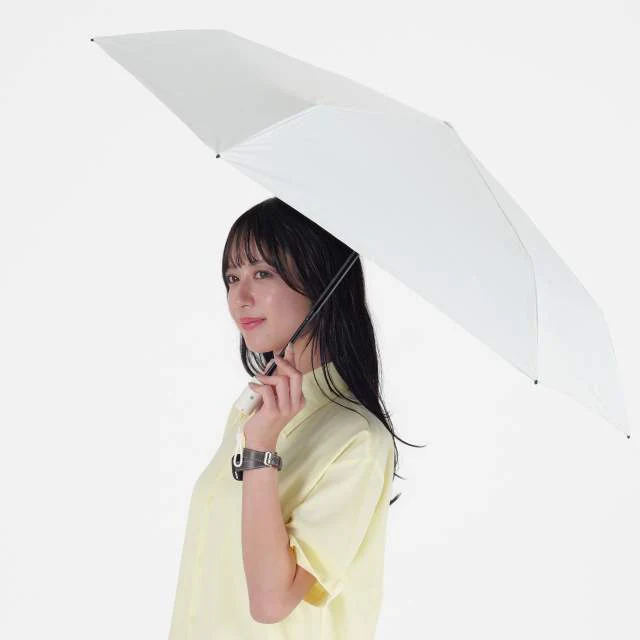自動開閉 晴雨兼用日傘 折たたみ傘 ソラニ ミニ50cm オフWHT 【直送品】 返品・キャンセル・他商品と同時購入は不可 - Image 4
