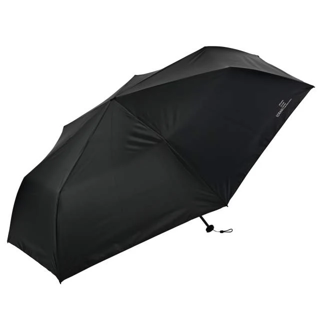 BIGサイズ 晴雨兼用日傘 折たたみ傘 ソラニ 軽量60cm BK 【直送品】 返品・キャンセル・他商品と同時購入は不可