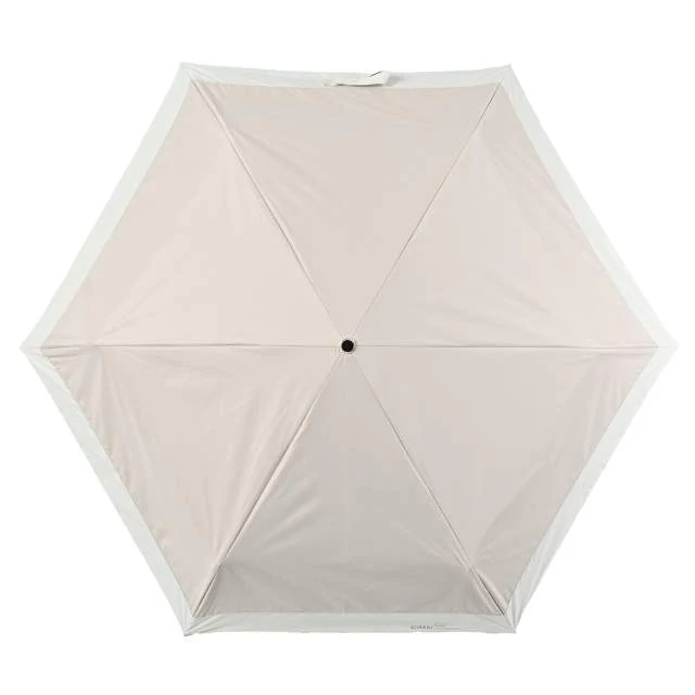 BIGサイズ 晴雨兼用 折畳傘 ソラニ遮光 バイカラー ミニ58cm BG 【直送品】 返品・キャンセル・他商品と同時購入は不可 - Image 3