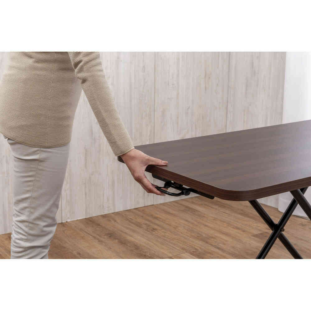 らくらく昇降式フリーテーブル 大理石調[0437310] 【直送品】 返品・キャンセル・他商品と同時購入は不可 - Image 6