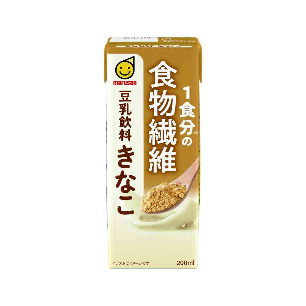 ◆マルサン 1食分の食物繊維 豆乳飲料きなこ 200ml