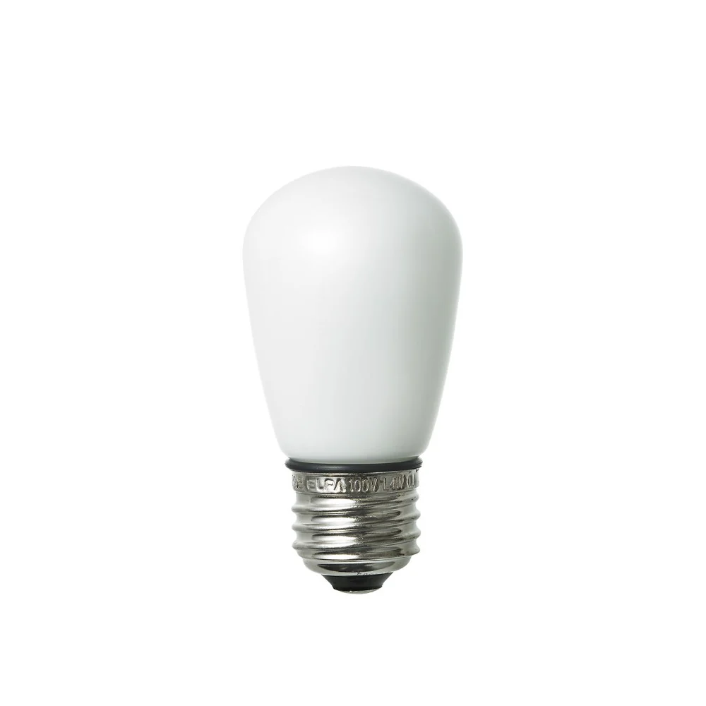 エルパ ELPA LED電球 サイン球形 防水設計 屋外 看板 E26 LDS1L-G-GWP901 - Image 2