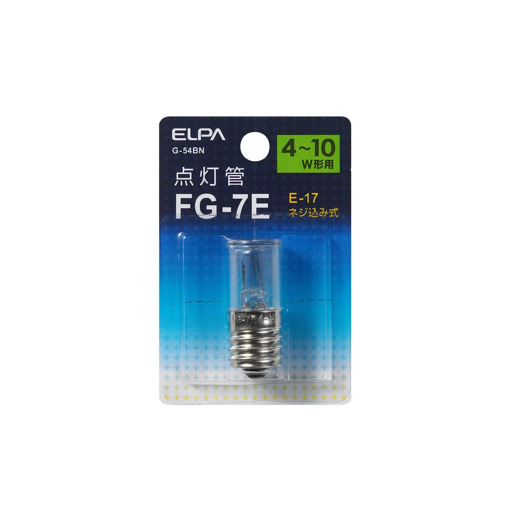 エルパ ELPA 点灯管 FG-7E 4~10W用 G-54BN