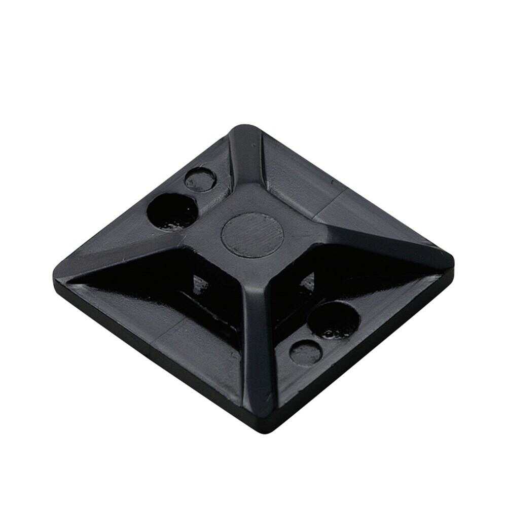 エルパ ELPA 結束バンドベース KBB-N2010P ブラック 10個入 - Image 2