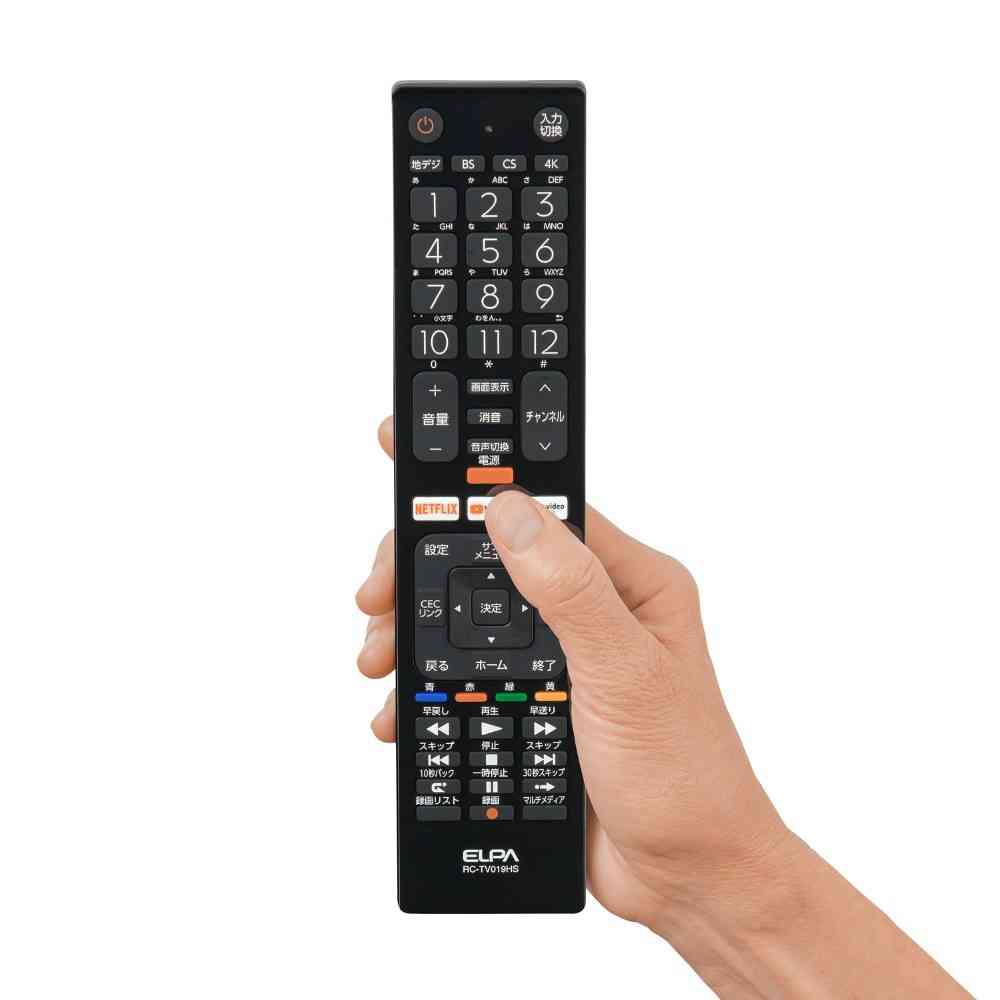 エルパ ELPA テレビリモコン ハイセンス用 RC-TV019HS - Image 6