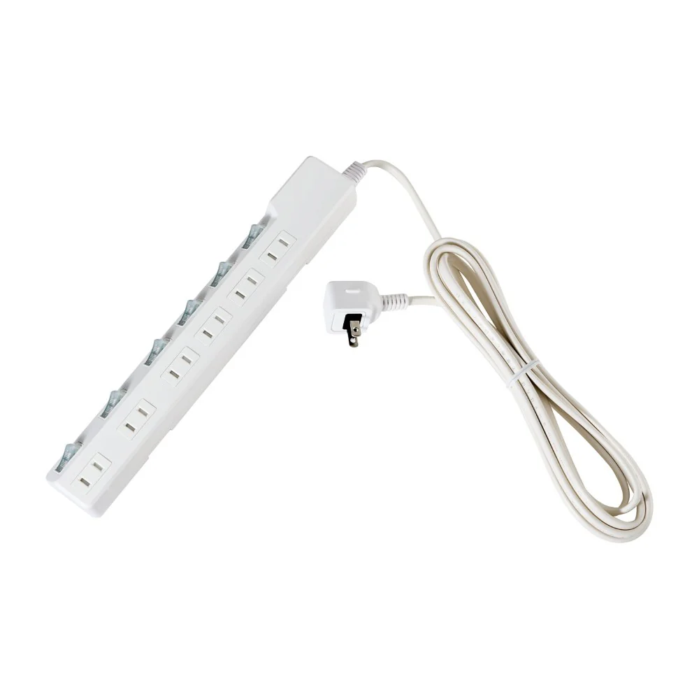 エルパ ELPA 耐雷スイッチ付タップ 6個口3M WLK-63S(W) - Image 2