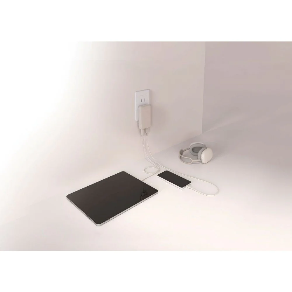 エルパ ELPA フラットUSBアダプター PD30W UC-23B ベージュ - Image 5