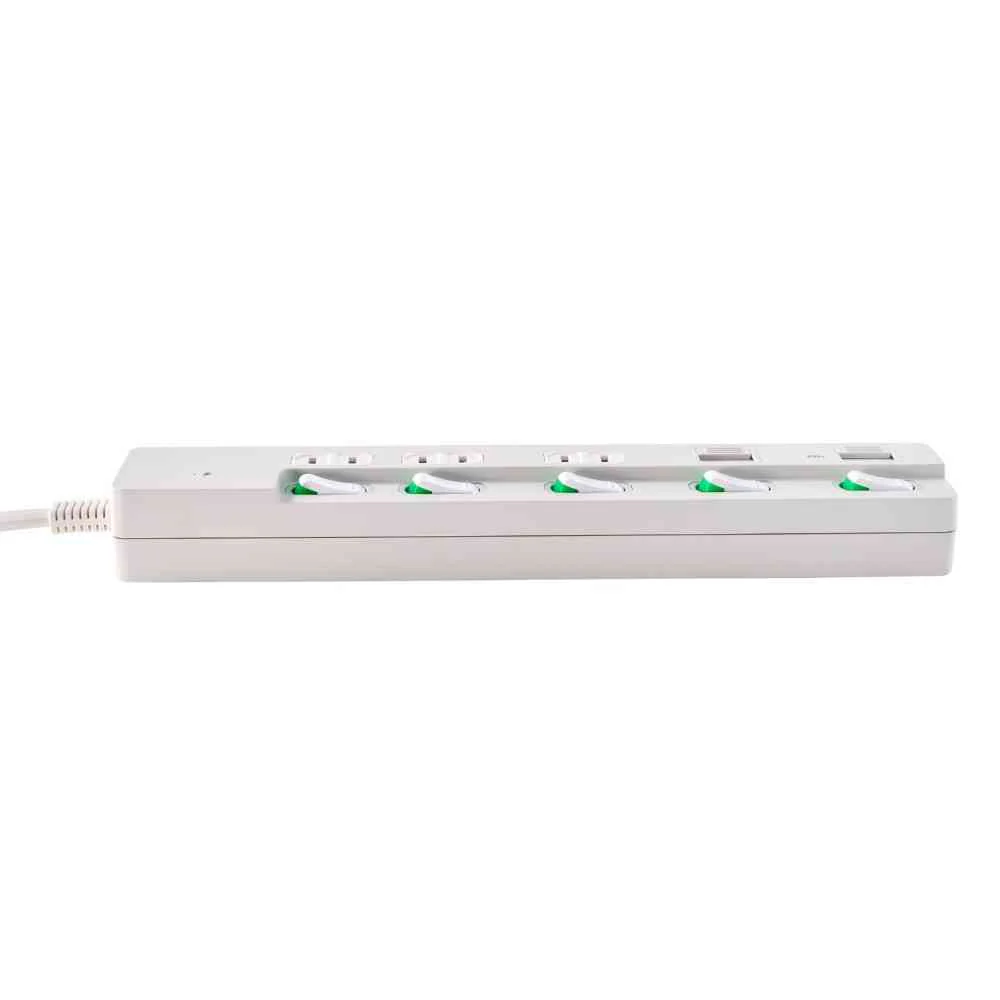 エルパ ELPA SW付USBタップ3m WLK-3223SUC(W) - Image 4