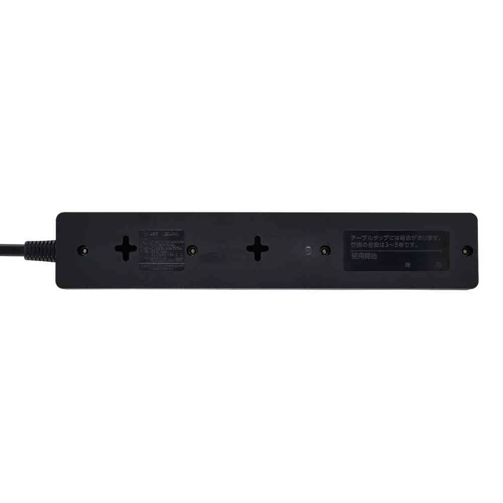エルパ ELPA SW付USBタップ2m黒 WLK-3222SUC（BK） - Image 5