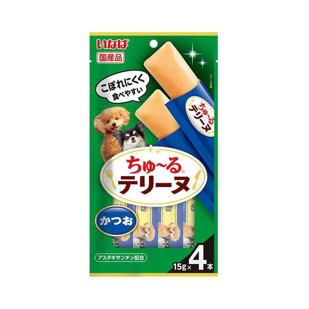 いなばペットフード ちゅ〜るテリーヌ かつお 15g×4本