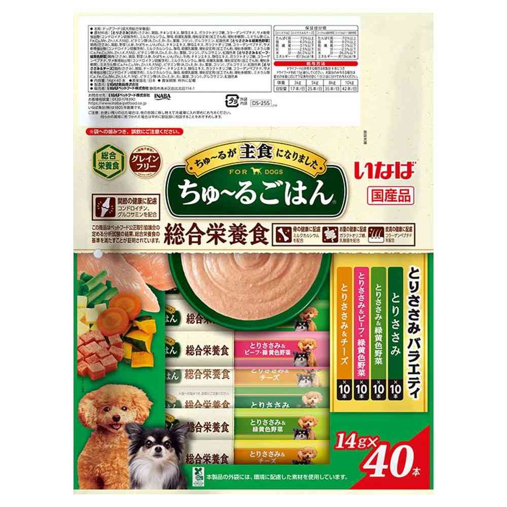 いなばペットフード ちゅ〜るごはん とりささみバラエティ 14g×40P - Image 2