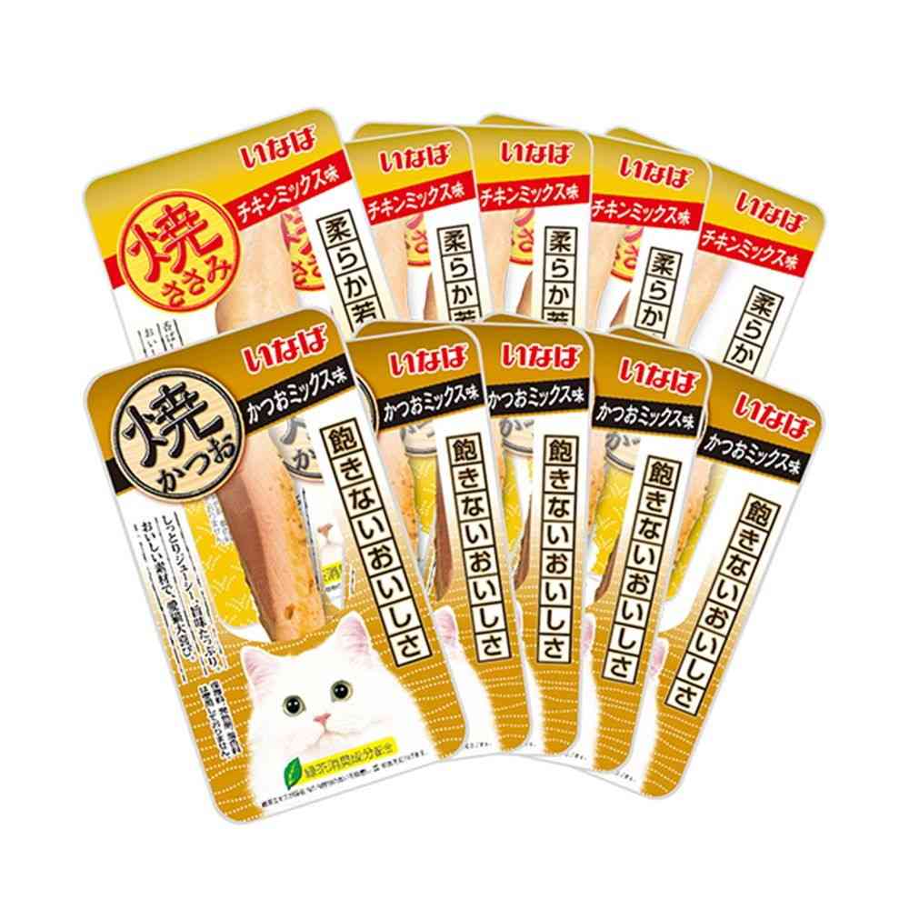 いなばペットフード 焼かつお・ささみ バラエティ 10本 - Image 3