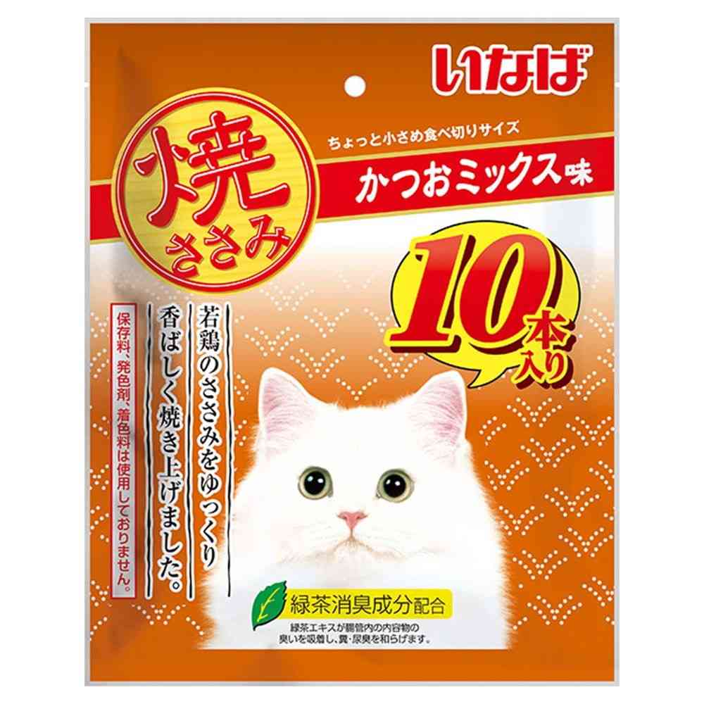 いなばペットフード いなば 焼ささみ かつおミックス味 10本