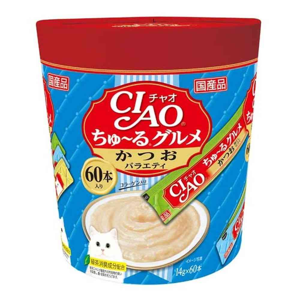 いなば チャオちゅーるグルメかつおバラエティ 14g×60