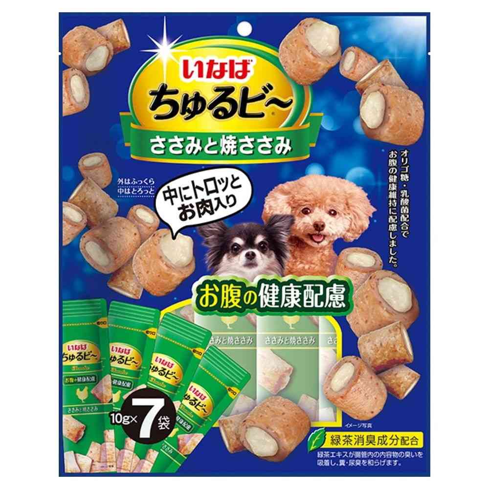 いなばペットフード いなば ちゅるビ〜 ささみと焼ささみ お腹の健康配慮 10g×7袋