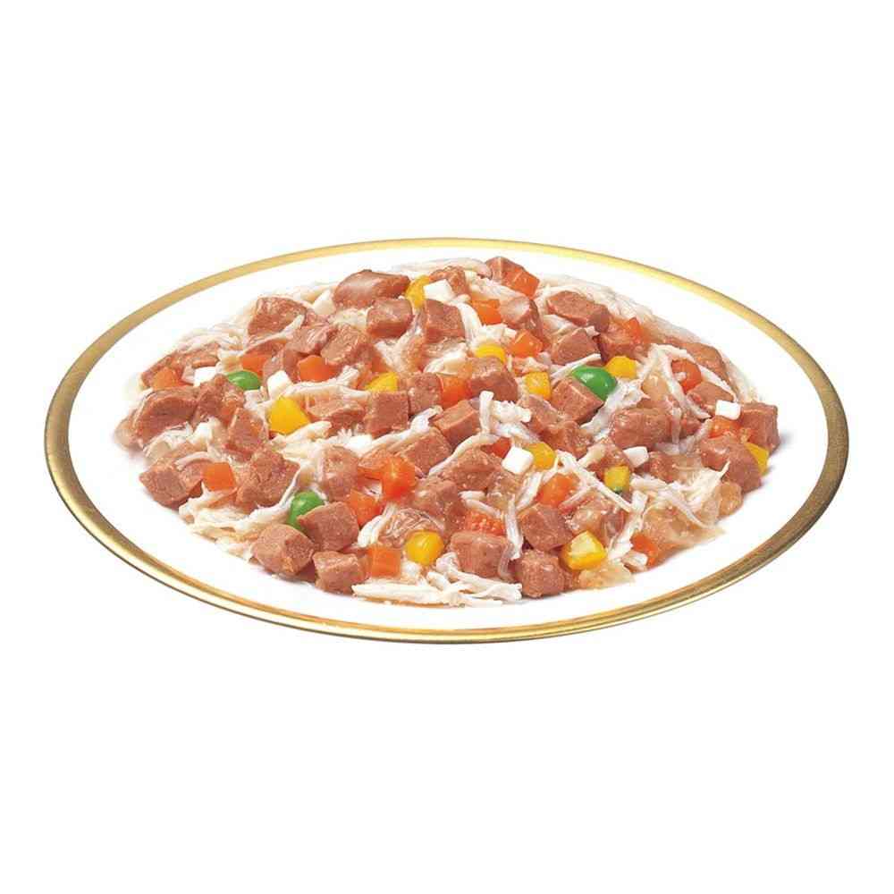 いなばペットフード ビーフと緑黄色野菜 チーズ・ささみ入り 50g×3袋 - Image 3