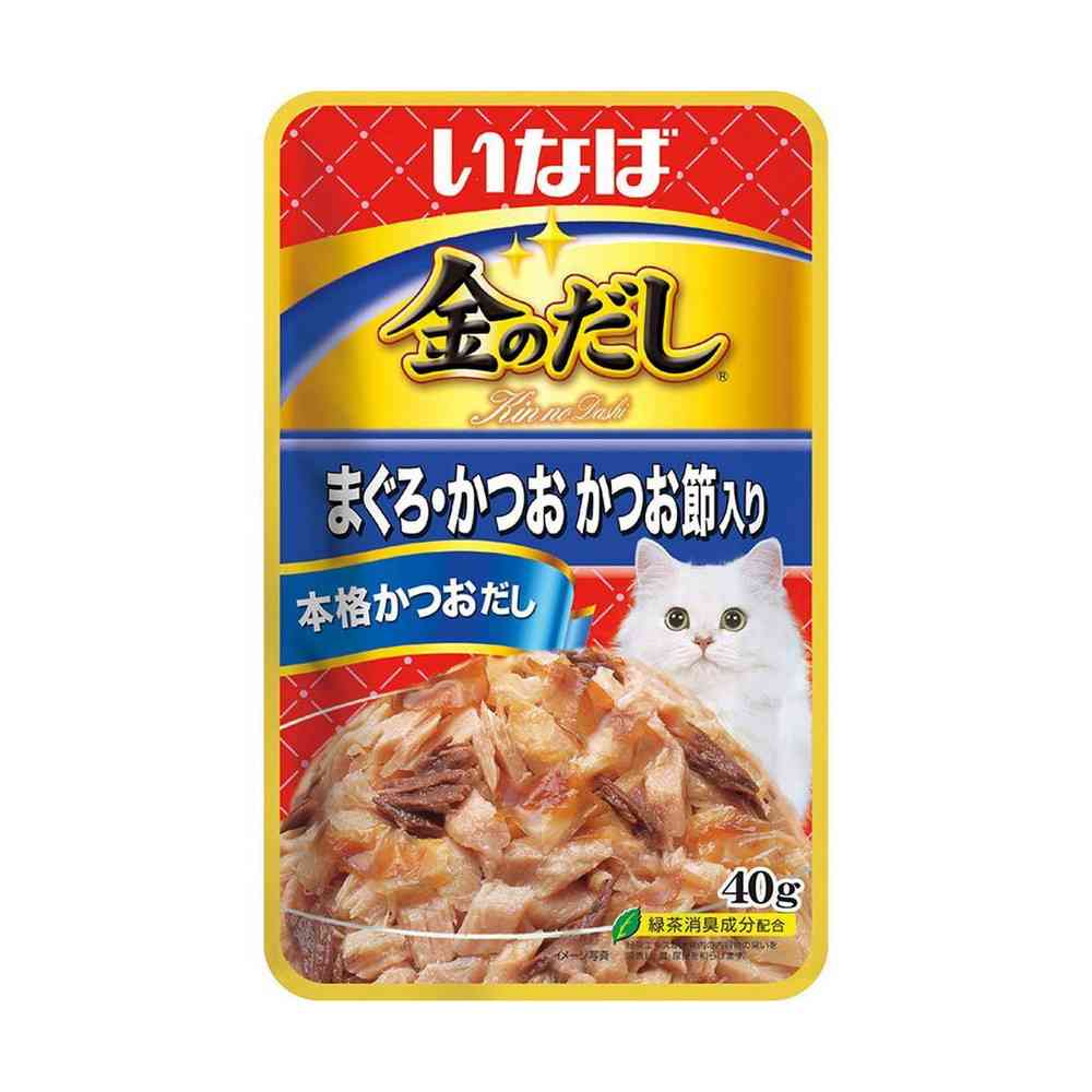 いなば 金のだしパウチ まぐろ・かつお かつお節入り 40g