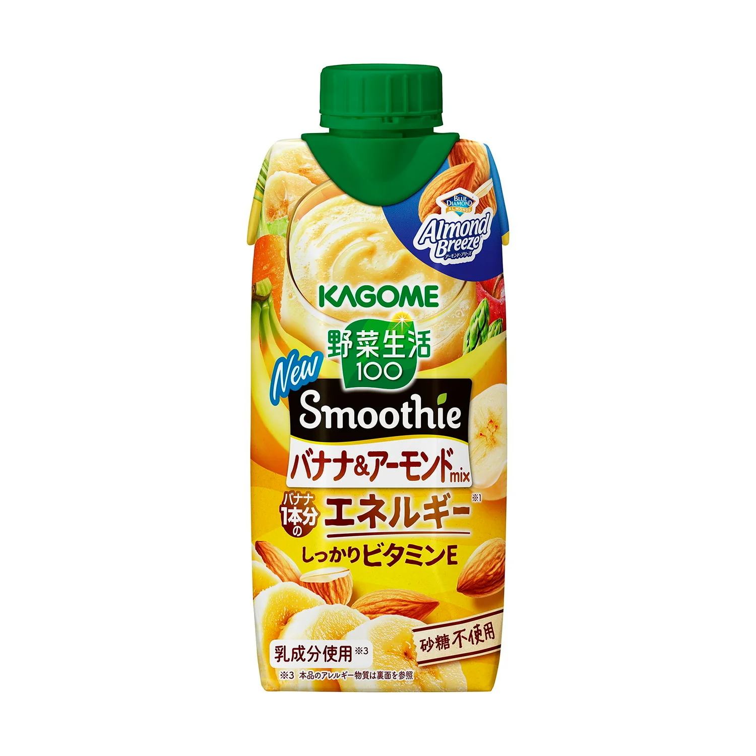◆カゴメ 野菜生活スムージー バナナ＆アーモンド 330ml