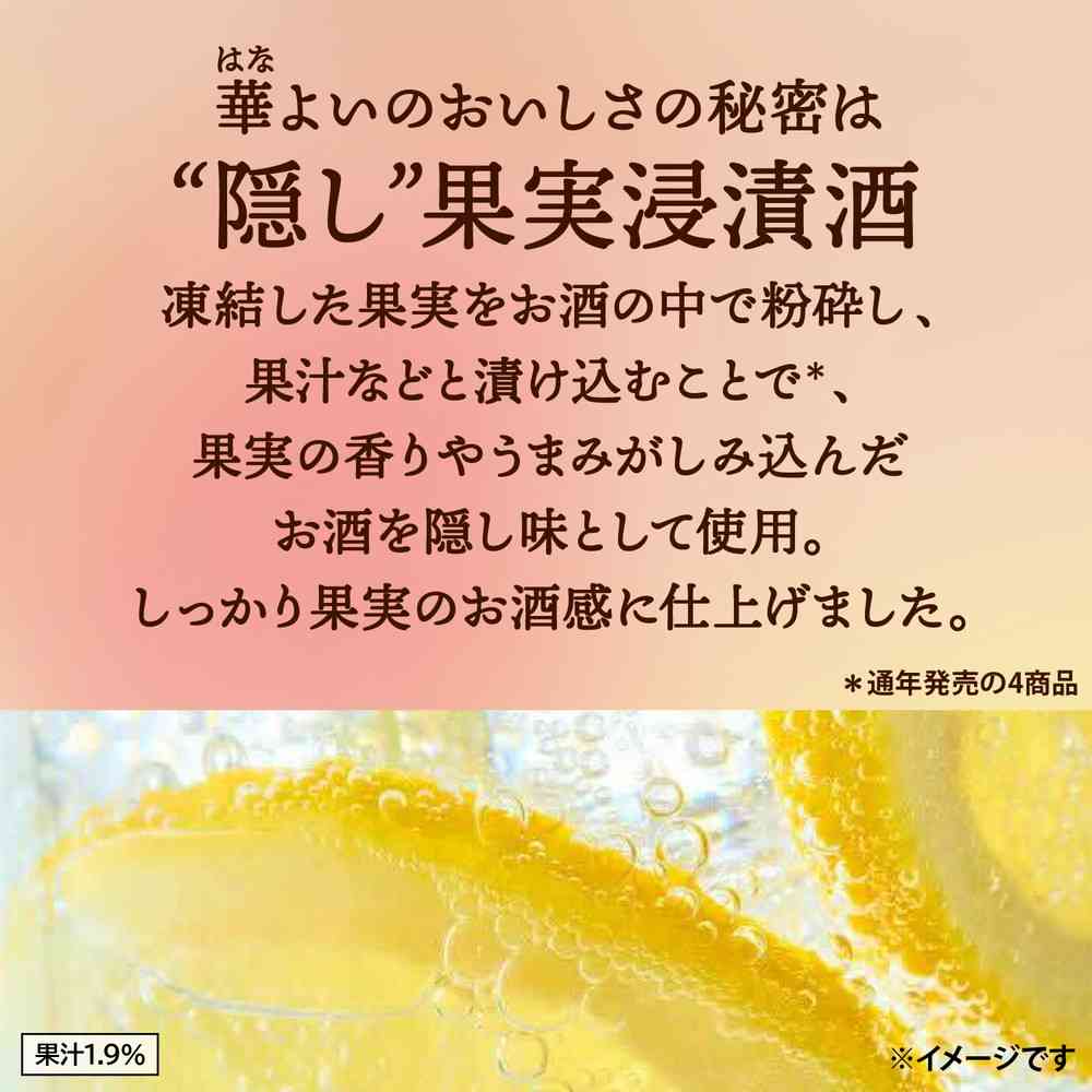 キリン 華よい 白桃スパークリング 350ml - Image 4