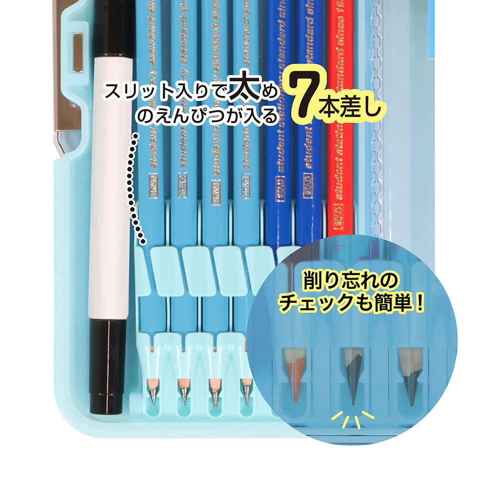 クツワ MG筆入 ピッタントンクリア ミント - Image 5