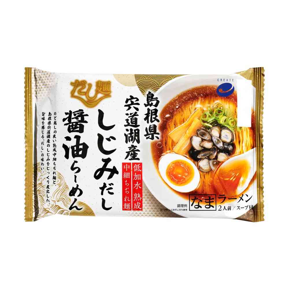 ◆クリエイト だし麺 島根県 宍道湖産 しじみだし醤油らーめん 312g - Image 2