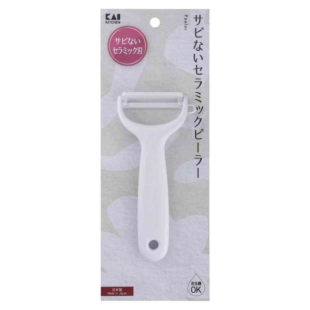 貝印 KAI KITCHEN セラミックピーラー DH8011 - Image 2